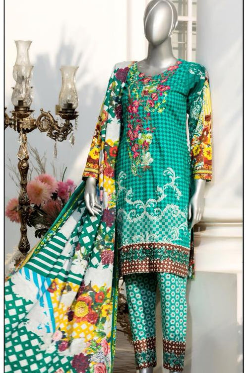 Aisha Sawera Embroidered Lawn Collection Vol-2 – 1B