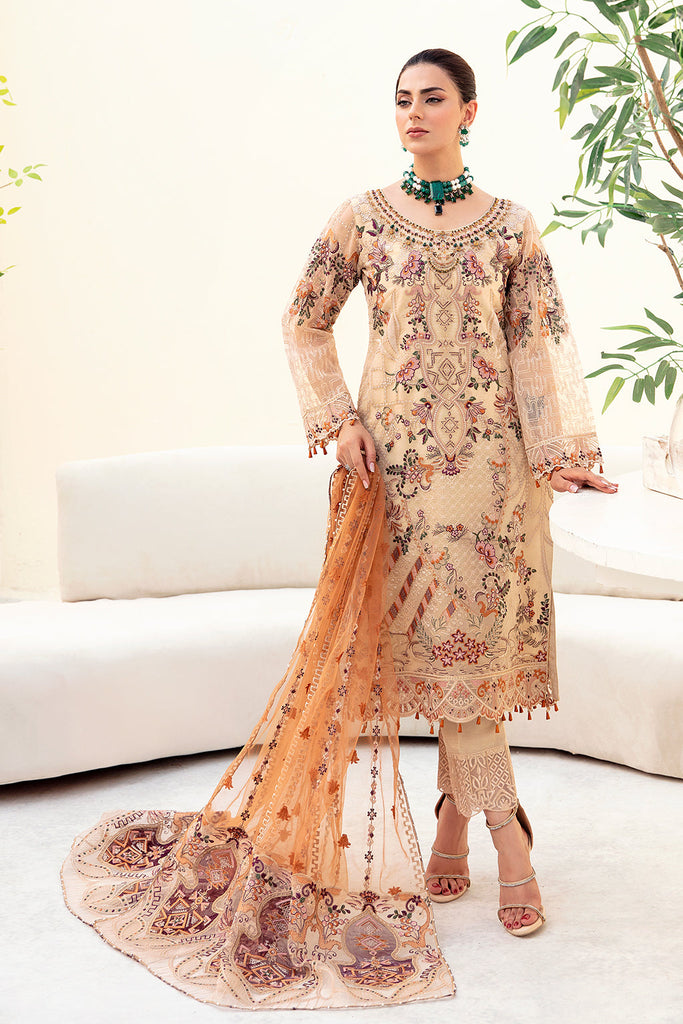 Ramsha Minhal Luxury Organza Formal Collection – M-901