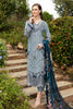 Ramsha Andaaz Luxury Lawn – ALICE BLUE-Z-809