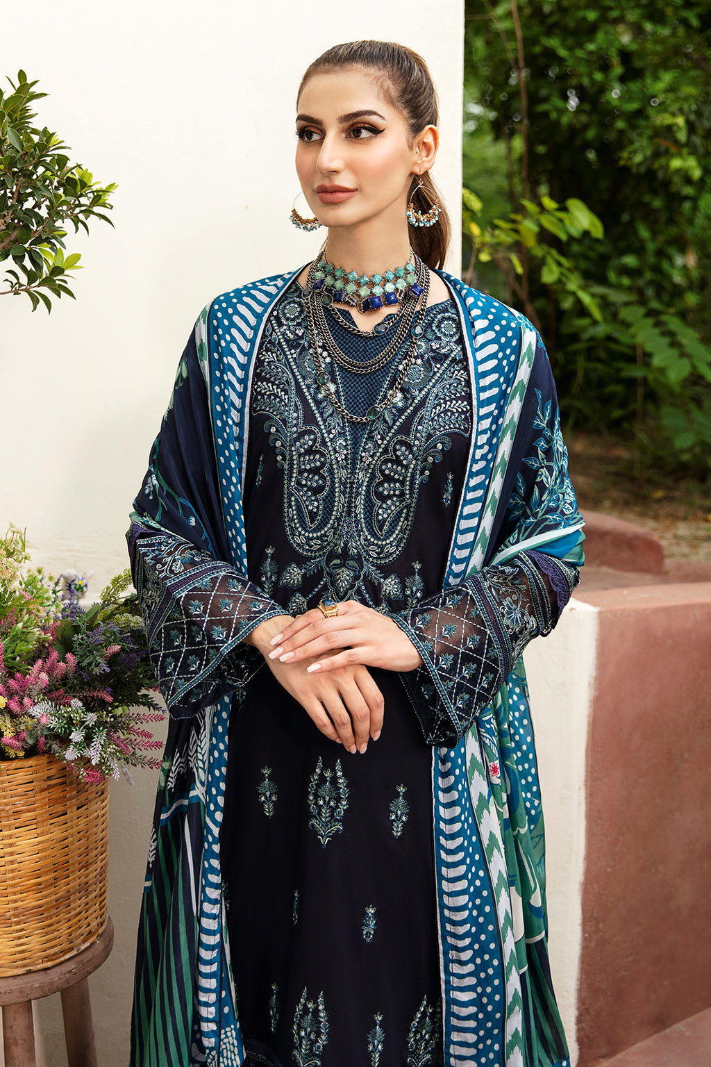 Ramsha | Riwayat Lawn Collection | Y-1206 main image 1