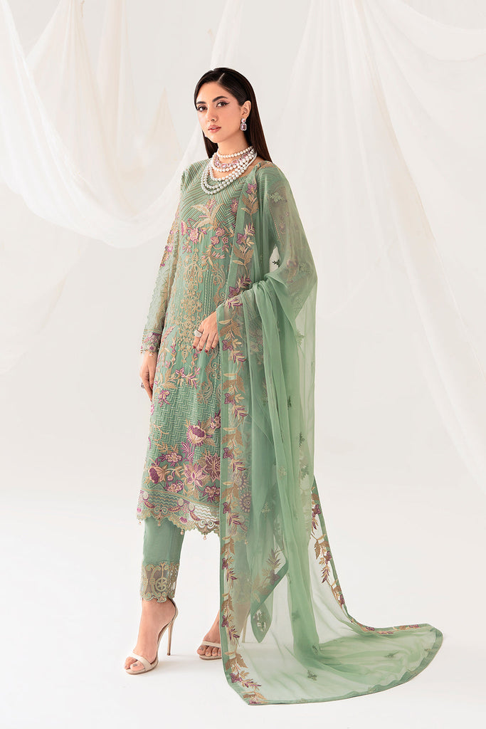 Ramsha Rangoon Luxury Chiffon Formal Collection – D-1003