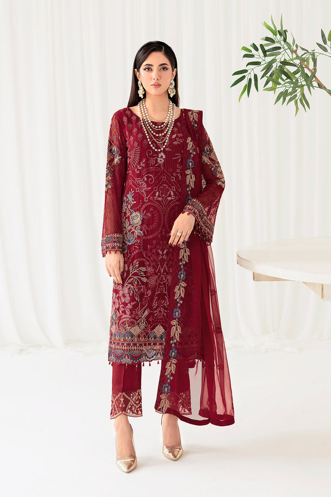 Ramsha Rangoon Luxury Chiffon Formal Collection – D-1004