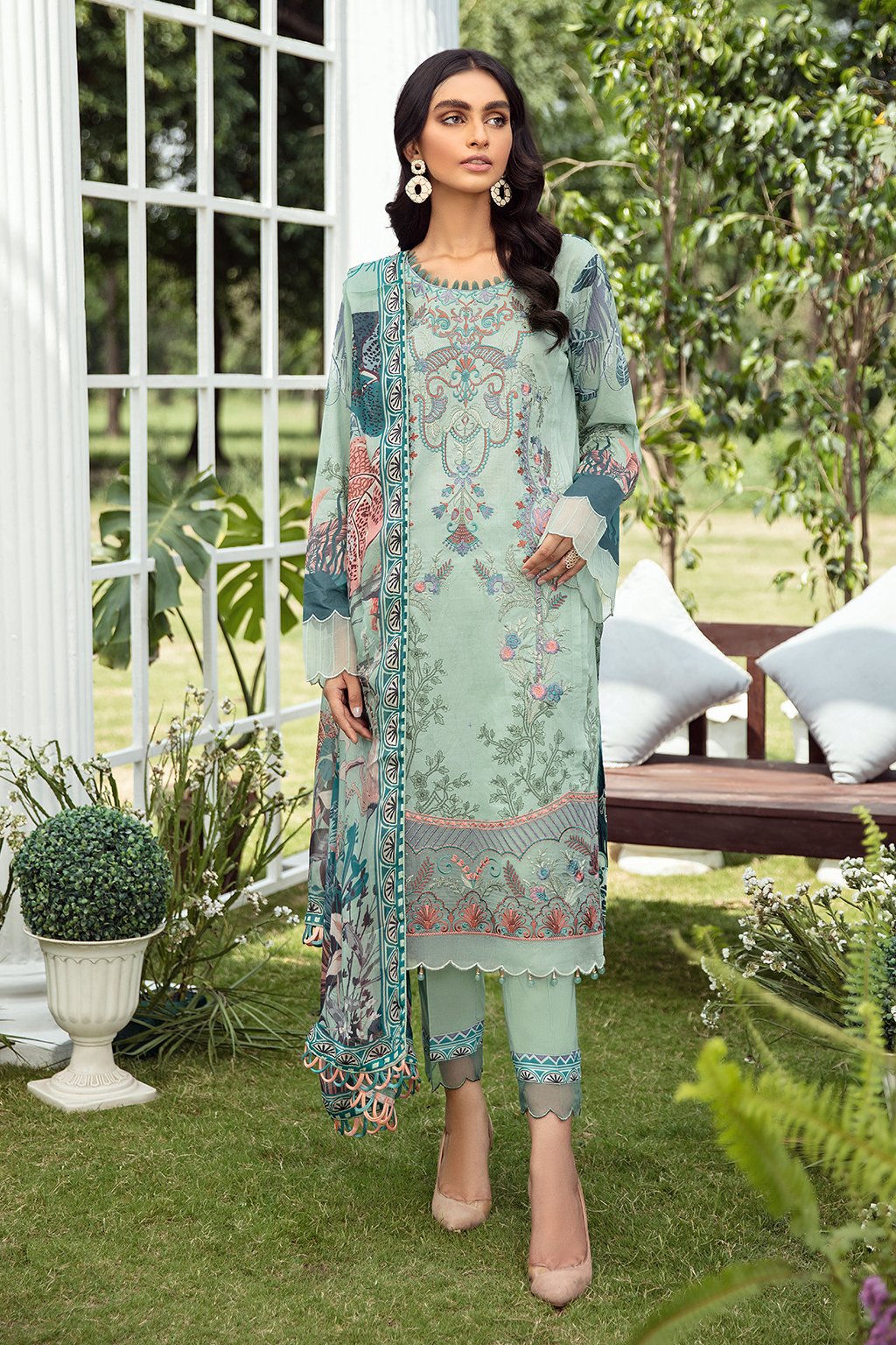 Ramsha | Riwayat Lawn Collection | Y-1206 main image 0