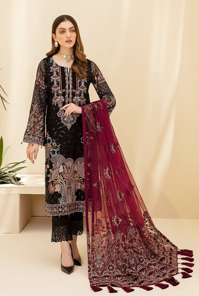 Ramsha Rangoon Chiffon Collection 2021 – D-705