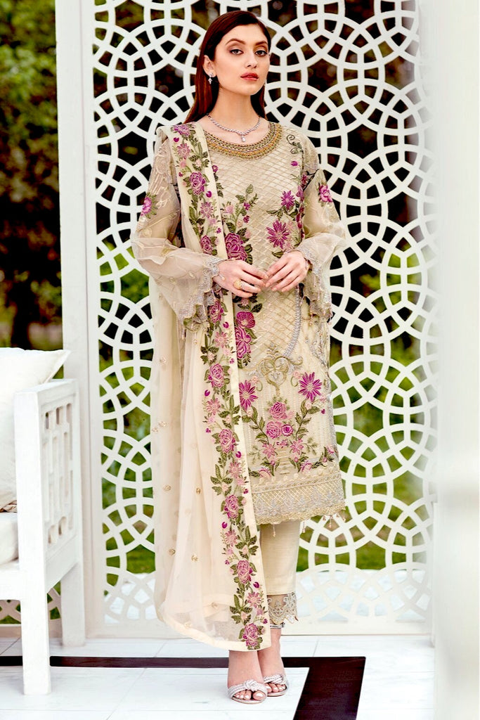 Ramsha Minhal Organza Collection Vol-4 – M-409