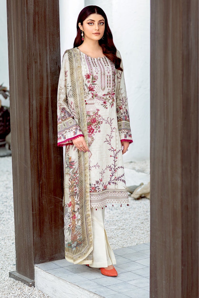 Rangrez Luxury Lawn Collection by Ramsha – N-108