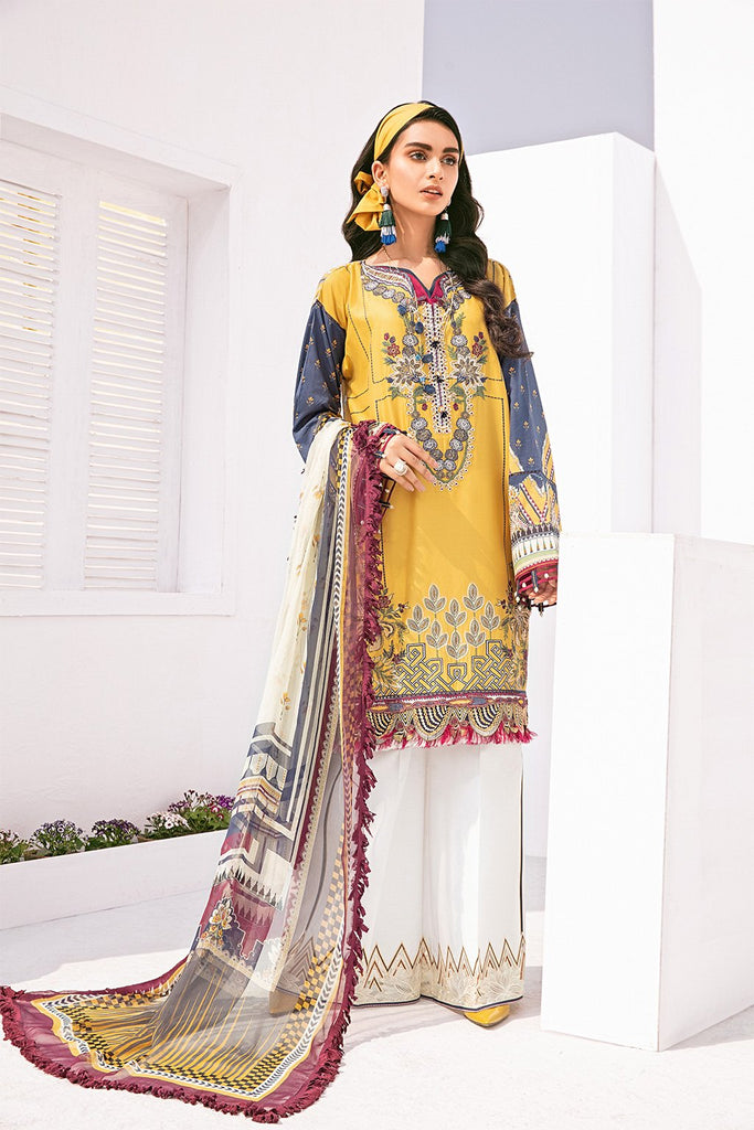 Baroque Fuchsia Lawn Collection 2020 – SOSNY