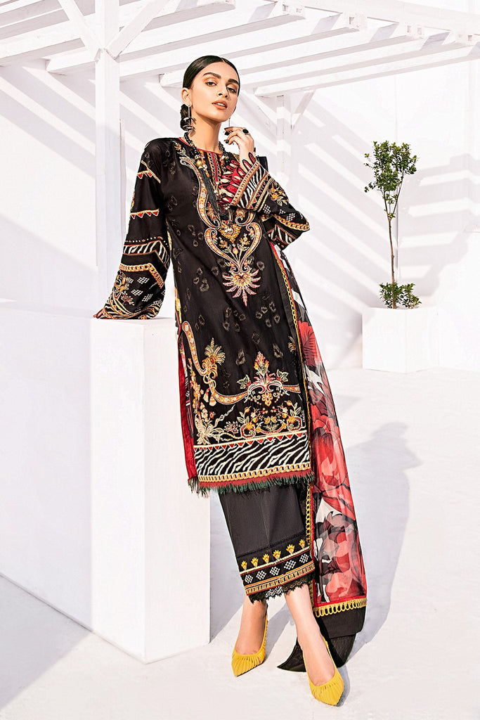 Baroque Fuchsia Lawn Collection 2020 – SUNMBAL