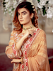 Serene Premium Beaux Rêves Embroidered Chiffon Collection 2020 – S-1004 Rust Tickle