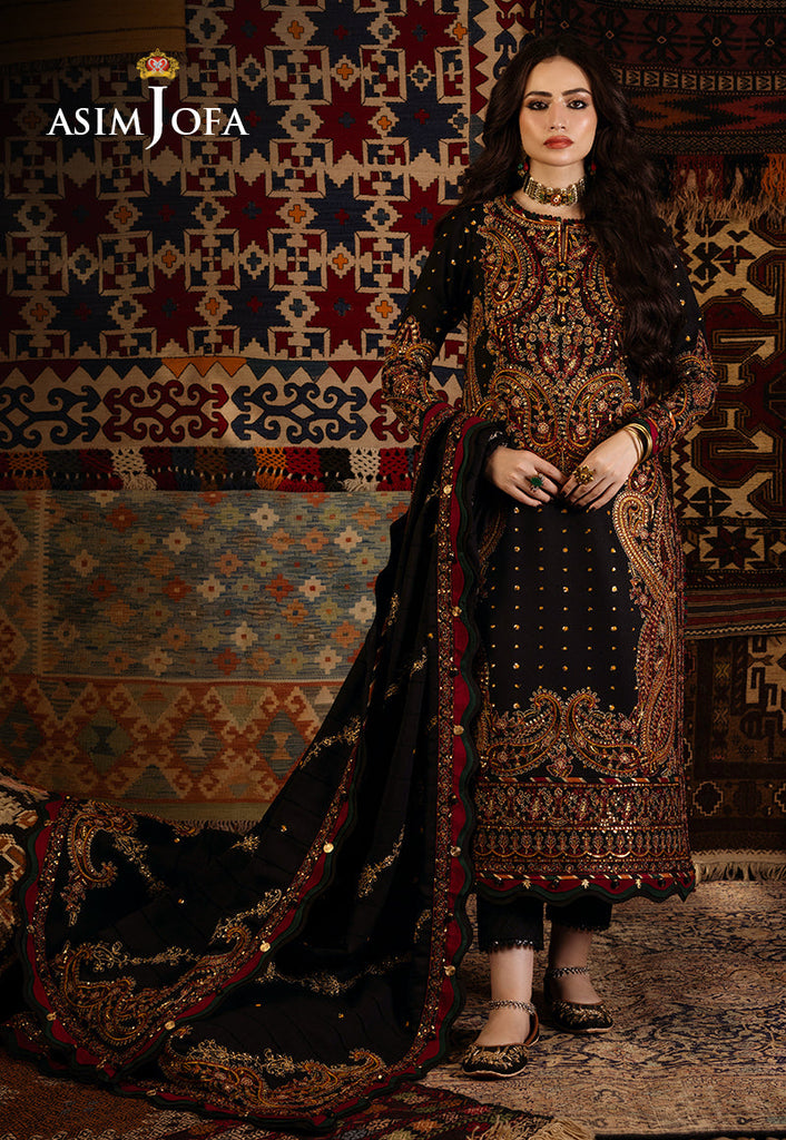 Asim Jofa Kashmiri Taanka Winter Collection – AJKT-03