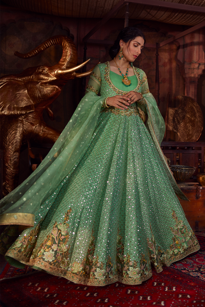 Qalamkar X Faiza Saqlain – Razia Wedding Collection 2019 – Aahana QF-02