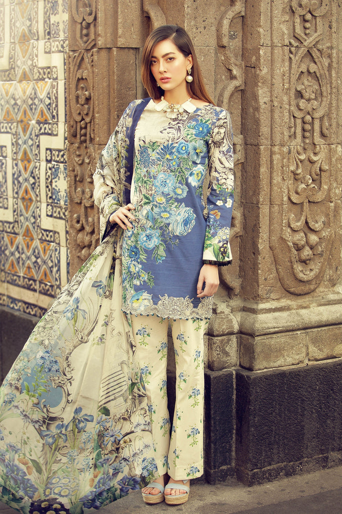 Rungrez Spring/Summer Lawn Collection 2018 – Puebla