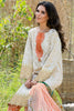 Gul Ahmed Summer 2017 - Beige 3 PC Embroidered Trencia Satin Silk Dress SS-134