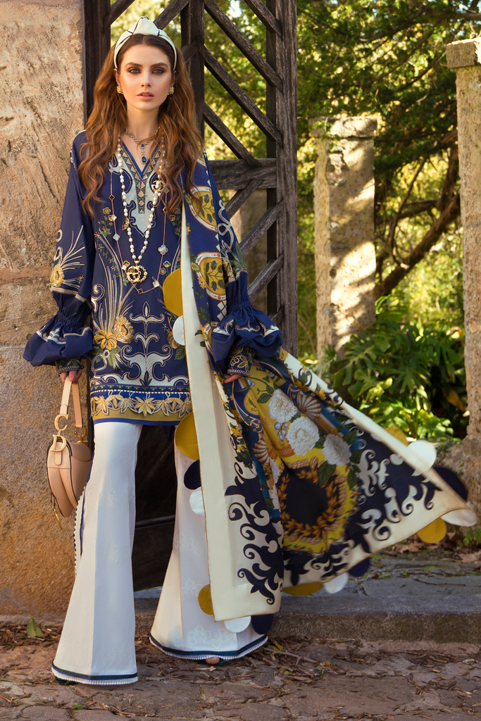 Élan Luxury Lawn Collection 2019 – EL-04 A (AÑORANZA)