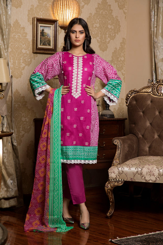 Sahil Exclusive Embroidered Lawn Collection 2019 – SE19-1A