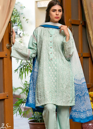 Sahil Embroidered Lawn Eid Collection Vol-10 – 01B