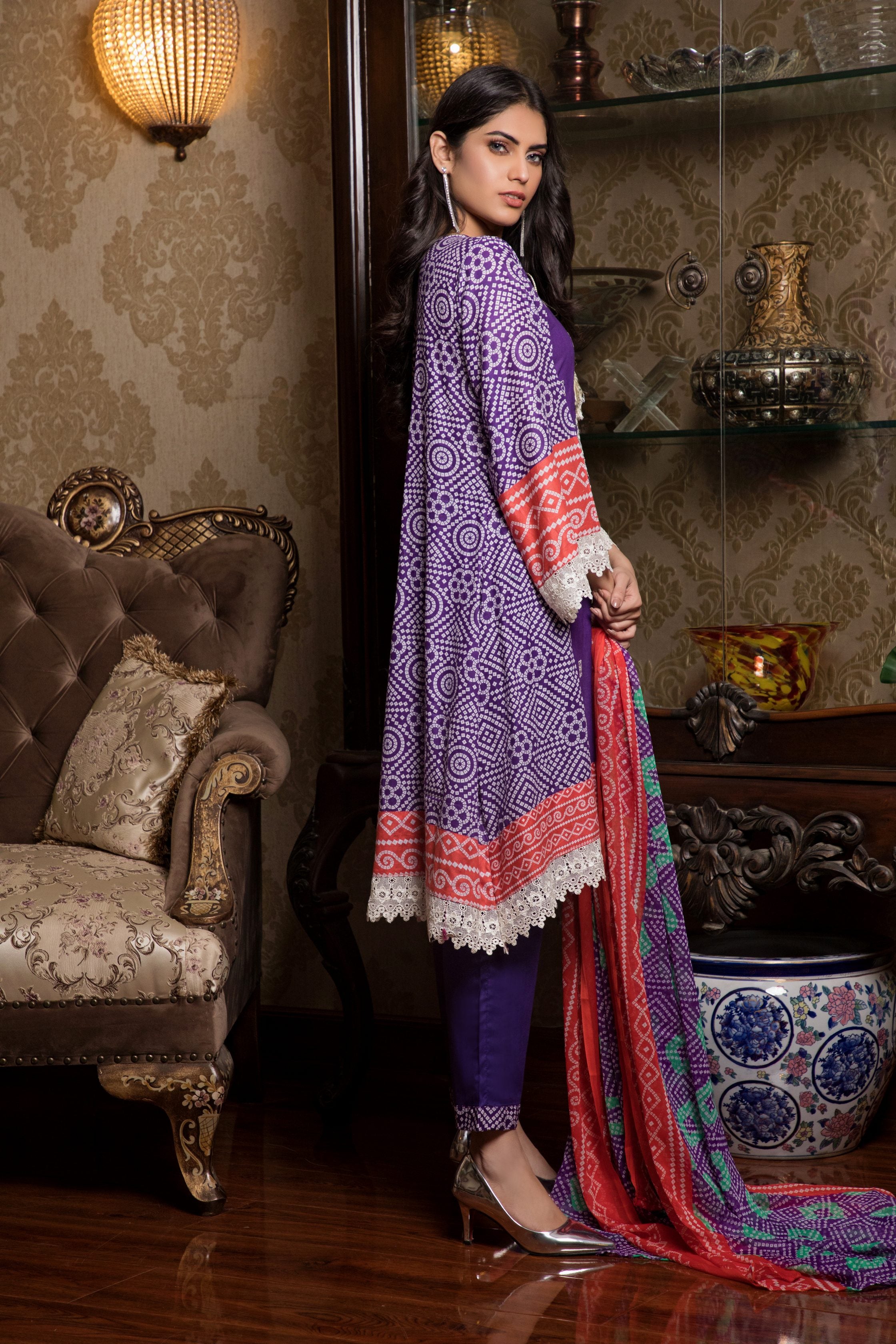 Sahil Collection Sahil Exclusive Embroidered Lawn Collection 2019 β SE19-1B β YourLibaas