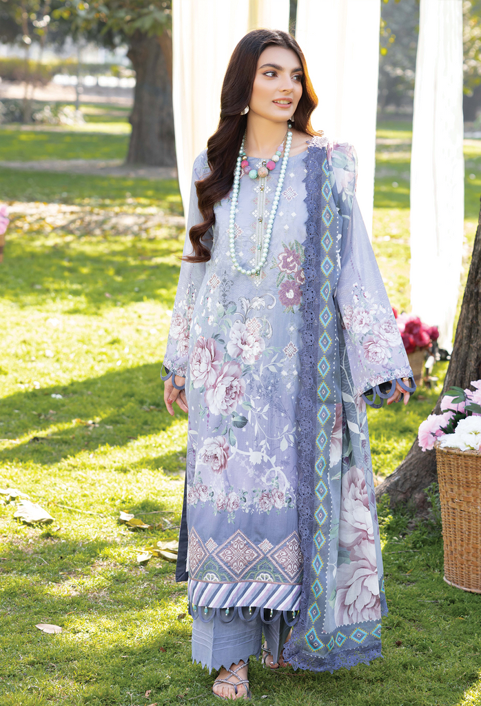 Adan's Libas SummerKari Lawn Collection 2023 – 5016 - Salvias