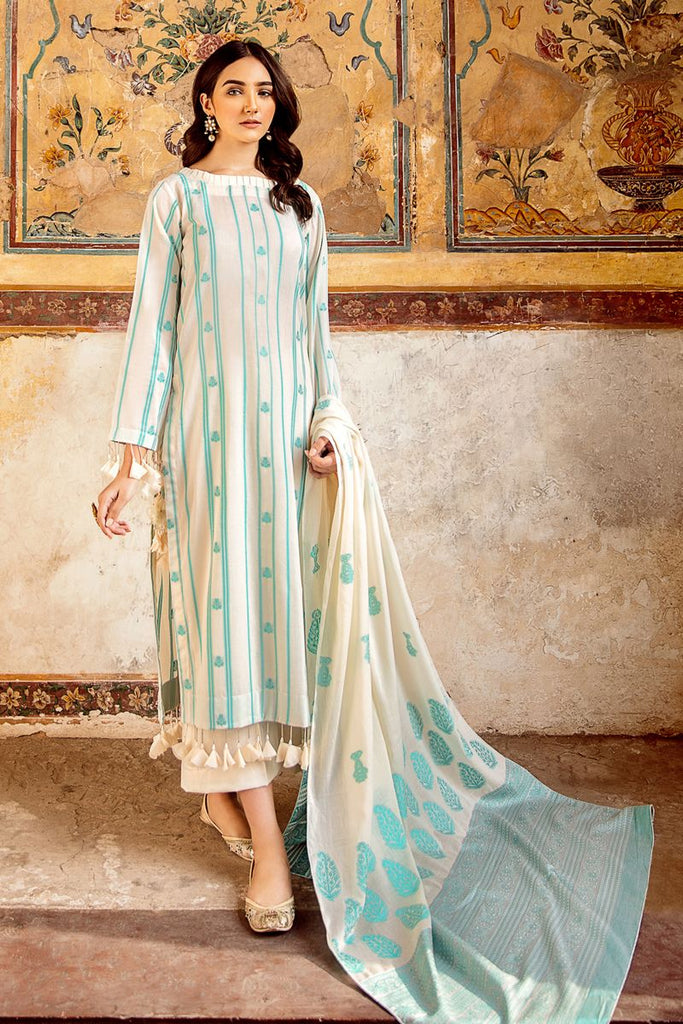 Gul Ahmed Summer 2020 – Premium Collection – 3 PC Jacquard Suit MJ-31