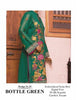 HZ Textiles Regalia Festive Swiss Voile Collection 2017 – 20 A Bottle green