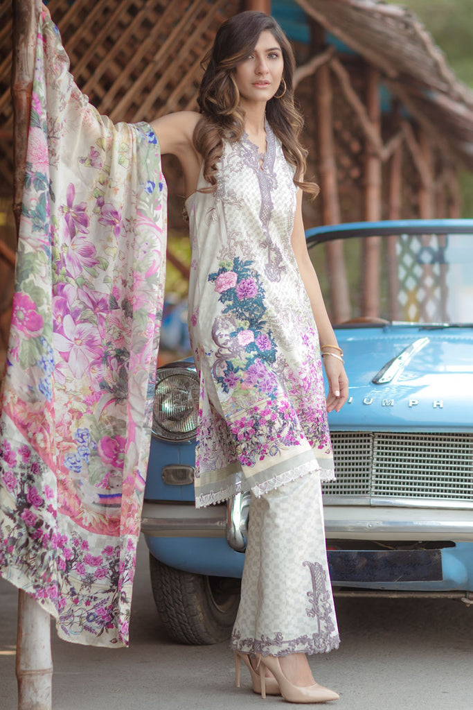 Firdous Spring/Summer Lawn Collection 2018 – EXC 18-20