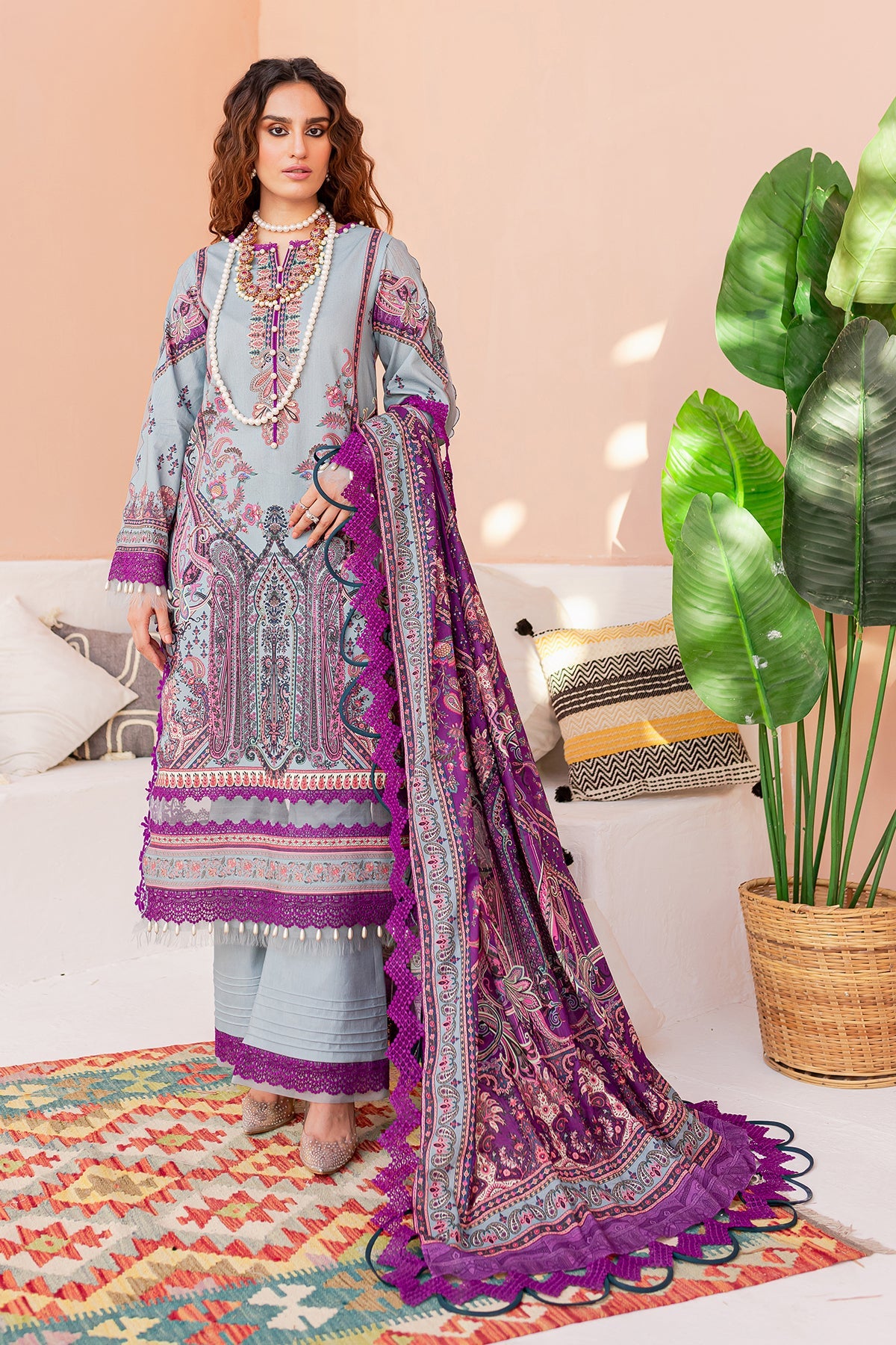Firdous Lawn Collection 2023 – CL-20178 B – YourLibaas