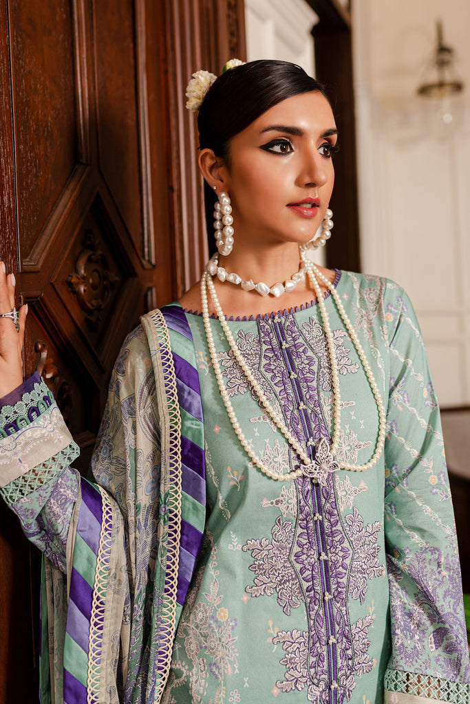 Jade Bliss Lawn Collection 2024 – Design - 15
