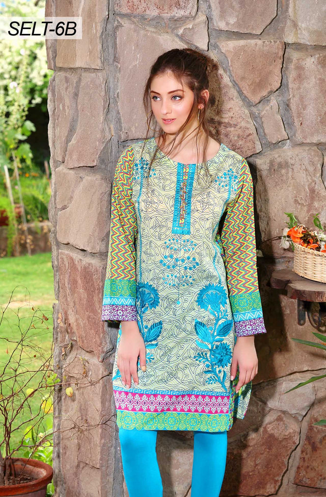 Sifona Embroidered Lawn Tunics '16 – 6B - YourLibaas
 - 1
