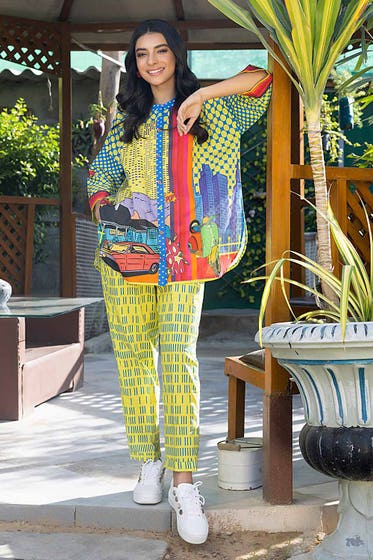 Gul Ahmed 2PC Printed Lawn Suit TL-32068