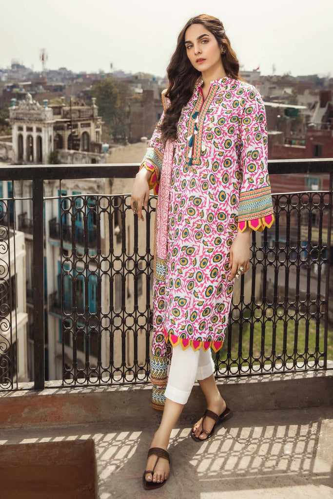 Gul Ahmed Lahore Lawn Collection 2021 – 3PC Lawn Suit CL-1132 A