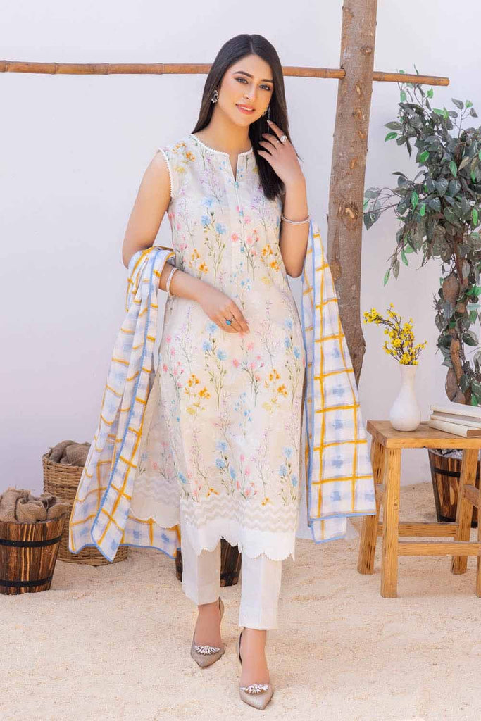 Gul Ahmed – 3PC Lawn Printed Suit CL-32459