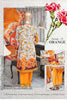 HZ Textiles Diamond Classic Lawn Collection Vol-2 – Design 23 Orange