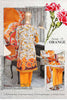 HZ Textiles Diamond Classic Lawn Collection Vol-2 – Design 23 Orange