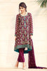 Baroque Fuchsia Chiffon Collection 2016 – Mulberry - YourLibaas
 - 3