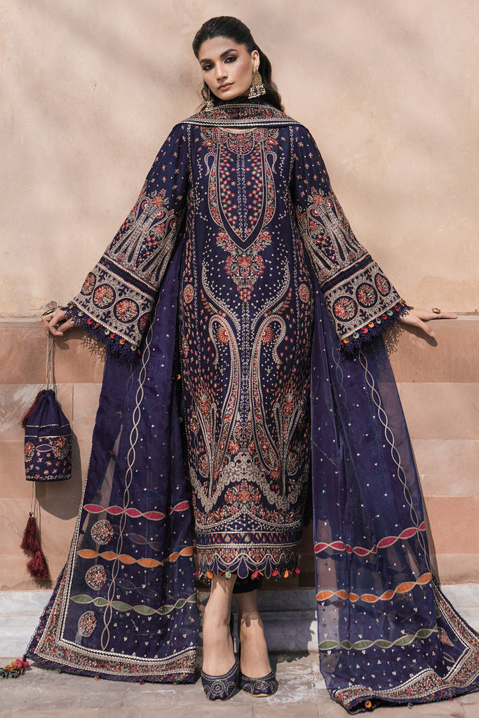 Jazmin Shahkaar Luxury Lawn Collection – Embroidered Luxury Lawn SL24-D9
