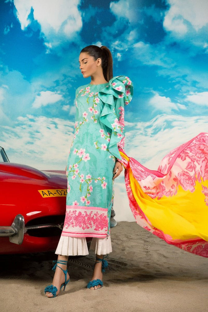 Sana Safinaz Muzlin Lawn Collection 2017 – 25B