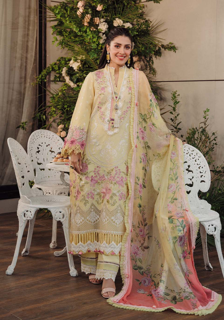 Zarqash Luxury Lawn Collection – ZQL-009 Rosella