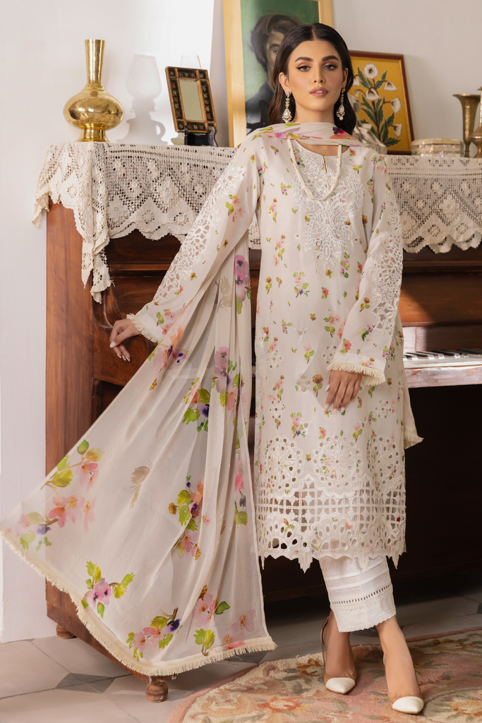 Iznik Dastaan Lawn Collection – IDL-01 Raina