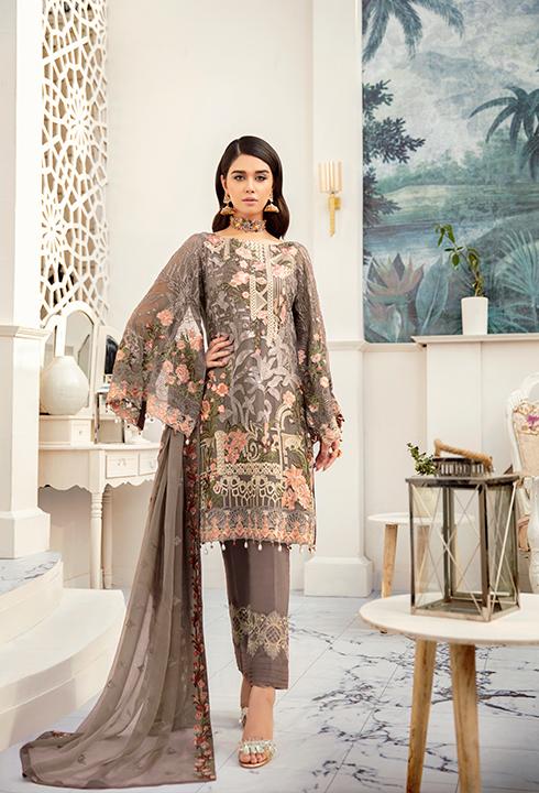 Ramsha Rangoon Chiffon Collection Vol-5 – D-509