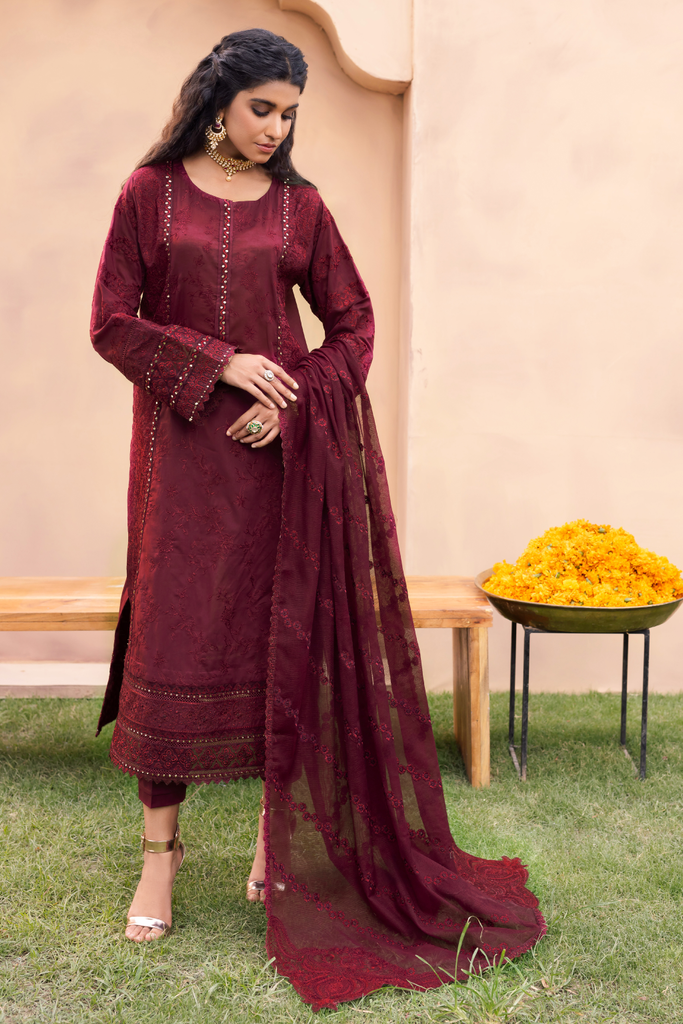 Iznik Aashiaan Festive Lawn Collection – AL-01 Zyra