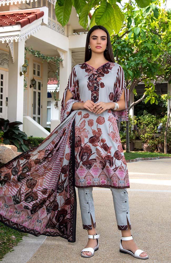 Anum by Al Zohaib Lawn Collection Vol-1 2020 – 02B