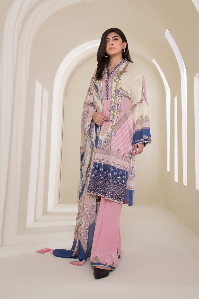 Sapphire Daily - 2 Piece Lawn Collection 2020 – Floral Dreams A