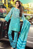 Gul Ahmed Summer 2017 - Turquoise 3 PC Embroidered Lawn Dress CL-202 A