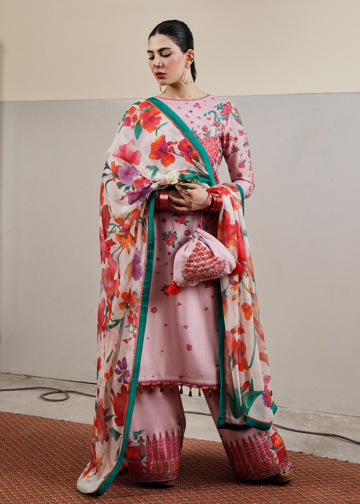 Hussain Rehar Luxury Lawn Festive Collection – Paeonia