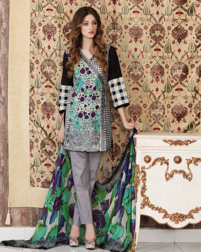 Charizma Riaz Arts Spring/Summer Lawn 2017 Vol-1 – RY01B