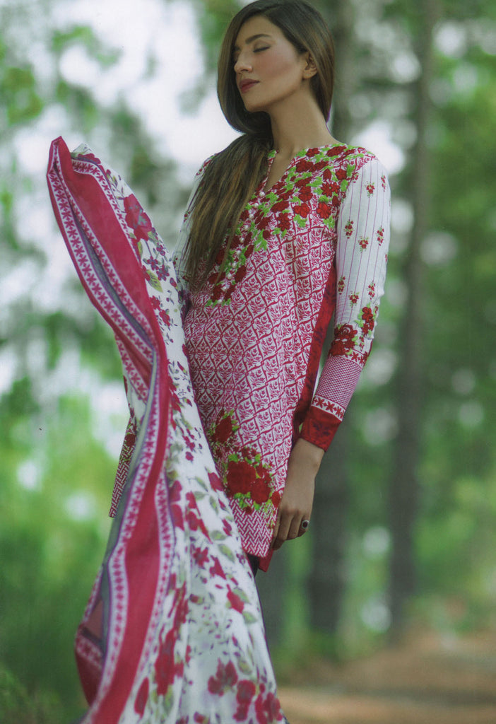 Mina Hasan Designer Lawn Collection 2016 –  2B - YourLibaas
 - 1