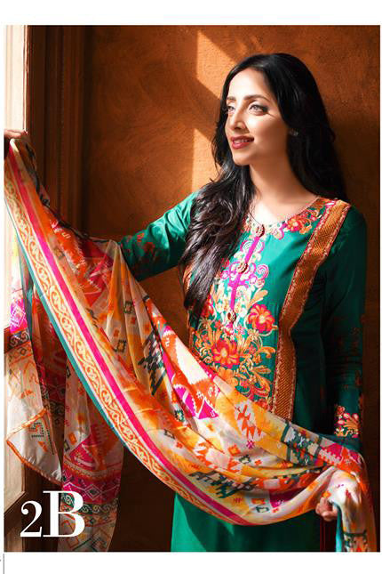 Ayesha Zara Eid Collection By Al Zohaib – 2B - YourLibaas
 - 1