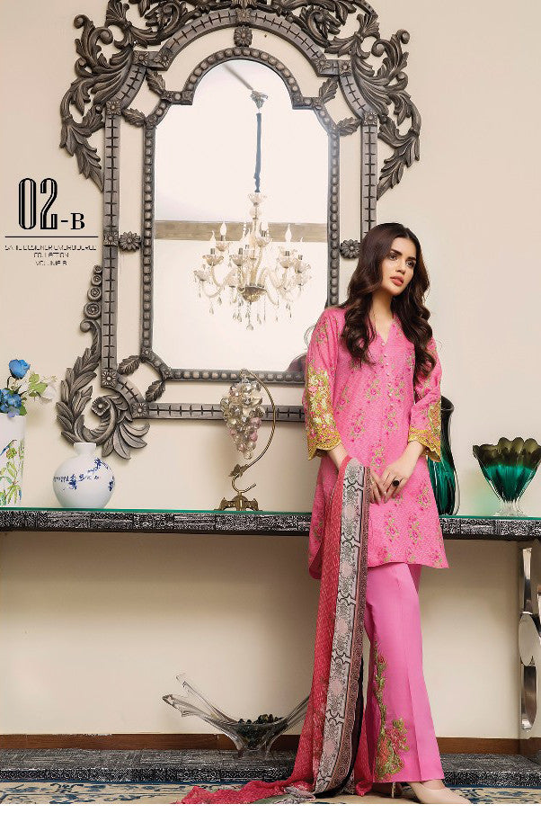 Sahil Designer Lawn Collection Vol-8 – 02B