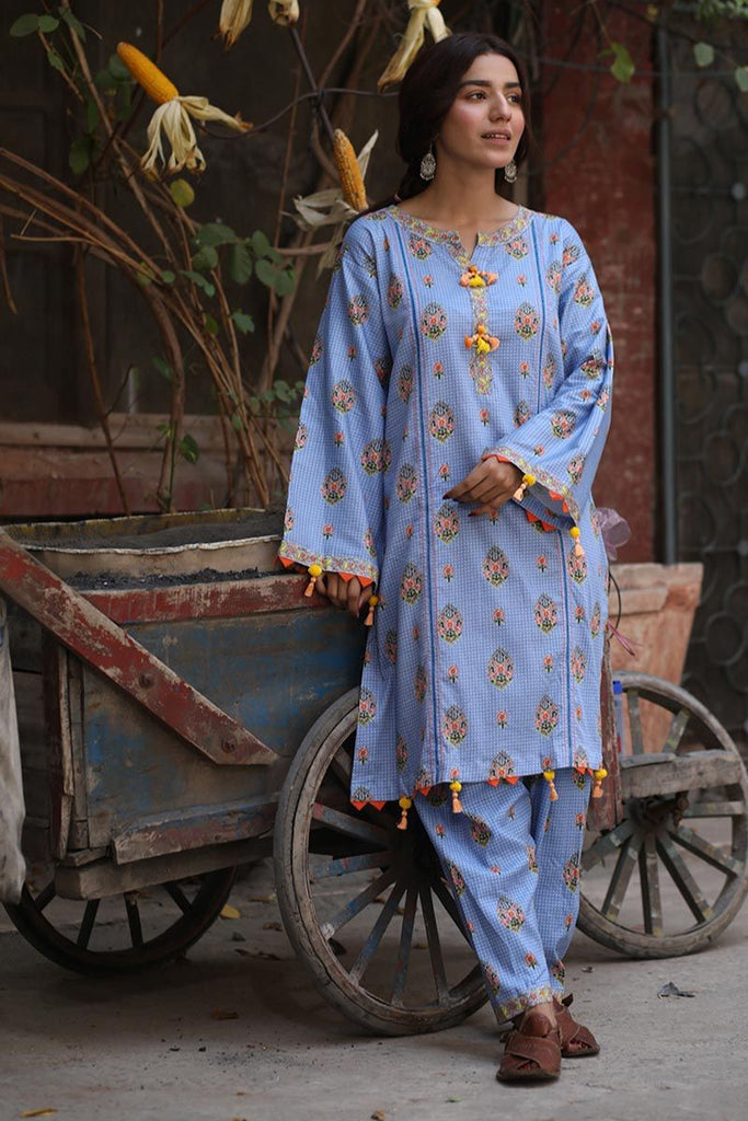 Gul Ahmed Winter Collection – Single Printed Corduroy Shirt SCD-02