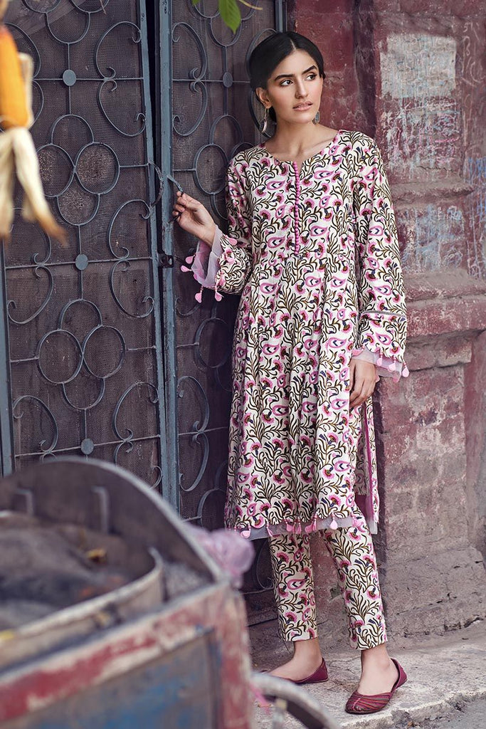 Gul Ahmed Winter Collection – Single Printed Corduroy Shirt SCD-04